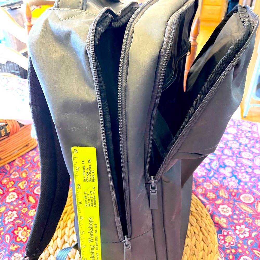 Lipault Gray Travel Backpack